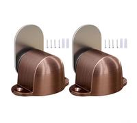 babominimer Lot de 2 butées de porte magnétiques en alliage de zinc antirouille avec forte tenue pour la maison ou le bureau, design anti-collision pour espace de 5 à 25 mm, installation facile