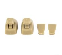 babominimer Lot de 2 clips de support de pare-soleil pour GMC 95994975 Compatible avec Sonic Verano pour Cruze Limited - Crochet de retenue en ABS beige avec trappe de porte gauche et droite