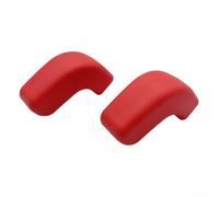 babominimer Lot de 2 crochets de remorquage pour pare-chocs avant Wrangler JK pour JL 2007-2023 et pour Gladiator JT 2007-2023, compatibles avec protection en plastique bleu, rouge et noir, Ea (rouge)