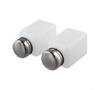babominimer Lot de 2 flacons distributeurs de flux de soudure de 200 ml avec pompe à pression - Nettoyant d'alcool anti-reflux en acier inoxydable pour assemblage électronique