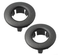 babominimer Lot de 2 œillets de verrouillage de porte en ABS noir pour X5 E53 1999-2006 OEM 51418408567 pour réparation et sécurité de serrure de porte de voiture