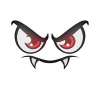 babominimer Lot de 2 ou 3 patchs réfléchissants pour tondeuse à gazon électrique, matériau pasteur imperméable avec motifs de dessin animé, pour décoration d'équipement de jardin (2 pièces)