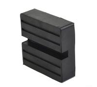 babominimer Lot de 2 patins de levage en caoutchouc 70 x 70 x 25 mm pour levage à ciseaux ou poutre de levage avec rainure pour protéger les soudures pincées et les rails de cadre pendant le véhicule