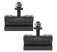 babominimer Lot de 2 supports de tournage et de tournage rapide 250-101 pour tour CNC 3/16-1/2 pouces en acier finition noire