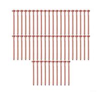 babominimer Lot de 20 à 50 clous en cuivre de 65 mm/75 mm pour enlever les souches d'arbre, pointes tue-racines compatibles avec les forets, solution d'élimination des plantes non perturbante (D)