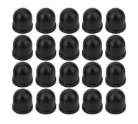 babominimer Lot de 20 coques pivotantes de rechange en polyuréthane pour mini et longboard de 8,2 cm, bagues noires flexibles