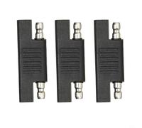 babominimer Lot de 3 adaptateurs d'inversion de polarité SAE pour chargeur de batterie à panneau solaire - Connecteur à déconnexion rapide SAE vers SAE 12 V/24 V CC 30 A Courant maximum