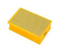 babominimer Lot de 4 blocs de ponçage à grain flexible pour polissage en plusieurs étapes, avec tampons éponge émeri grain 60/100/200/400, compatible avec le ponçage manuel et le polissage des