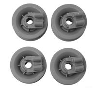 babominimer Lot de 4 roulettes pour panier supérieur de lave-vaisselle en ABS gris 611666, compatibles avec lave-vaisselle, facile à installer