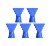 babominimer Lot de 5 buses de calfeutrage en silicone en forme de vague, embouts de fixation plats, compatibles avec le calfeutrage de type cartouche pour une application précise