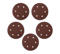 babominimer Lot de 5 disques abrasifs auto-agrippants de 225 mm avec 6 trous, grain 40-2000, pour le polissage du bois, du métal, de la pierre, des meubles, une polisseuse murale électrique (grain 240