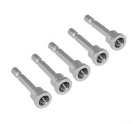 babominimer Lot de 5 embouts de tournevis PH2 de 50 mm pour plaques de plâtre avec collier magnétique, tige hexagonale de 6,35 mm, embouts à picots en acier au chrome vanadium pour appareils
