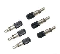 babominimer Lot de 6 valves anti-retour avec bouchon anti-poussière - Insert de clapet anti-retour sans ressort compatible avec les valves pour un gonflage d'air fiable à la main