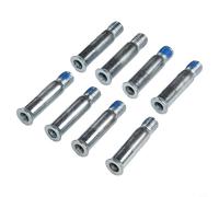 babominimer Lot de 8 boulons de vis pour essieux de patins à roulettes en ligne, raccords de rechange en métal durable pour roues de patinage en ligne, options de taille 34 mm et 38 mm, compatibles