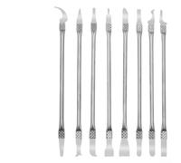 babominimer Lot de 8 outils de levier en acier inoxydable pour réparation de téléphone, puce CPU et démontage de carte mère, compatible avec réparation électronique, antidérapant