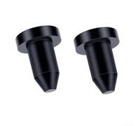 babominimer Lot de bouchons de vidange en caoutchouc compatibles avec canoë et petit bateau de pêche, bouchon de scupper résistant noir avec design ajusté, remplacement durable