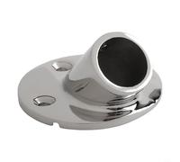 babominimer Main courante en acier inoxydable 316 avec base ronde de 22 mm pour voiliers, bateaux à moteur et yachts, support vertical résistant à l'érosion pour une prise en main de sécurité (45°)