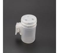 babominimer Mangeoire pour canne à pêche à la carpe avec adaptateur compatible avec n'importe quelle pointe de canne à pêche, accessoire d'appât en plastique blanc transparent (L)