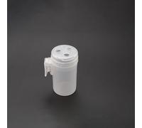 babominimer Mangeoire pour canne à pêche à la carpe avec adaptateur compatible avec n'importe quelle pointe de canne à pêche, accessoire d'appât en plastique blanc transparent (S)