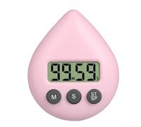 babominimer Minuteur étanche et de douche avec fonction mémoire, dos magnétique et trou de suspension, horloge de compte à rebours compacte pour la cuisine, la pâtisserie, la salle de bain et (poudre