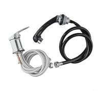 Babominimer Mitigeur de douche avec tuyau, robinet de coiffeur pour chaise de coiffeur pour chaise de shampooing avec tuyau en alliage chromé de 80 cm