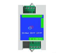 babominimer Module convertisseur RS485 vers analogique, module de sortie analogique RTU industriel 2 ou 4 canaux pour 0-20 mA/4-20 mA/0-5 V/0-10 V, 12 bits ADC, DC 5-30 V, (2 canaux 0-10 V)