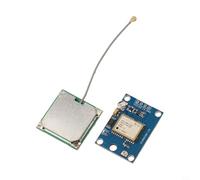 babominimer Module GPS NEO-6M avec alimentation en céramique 3 V-5 V pour Arduino compatible contrôle de vol GY-GPS6MV2 25 x 35 mm Indicateur de signal LED