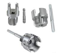 babominimer Outil de filetage interne et externe pour tuyaux PPR, 20/25/30 mm, outil de filetage de tuyau d'eau avec résistant à l'usure pour les bords, outil de coupe en métal pour projets de