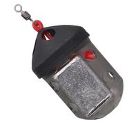 babominimer Panier à appâts pour pêche à la carpe, panier à appâts en plastique avec amortisseur élastique pour la pêche en rivière, pour attraper la carpe sauvage, le chevesne (lot de 1)