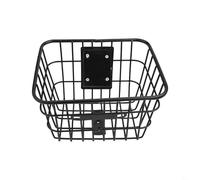 babominimer Panier avant amovible pour scooter électrique, construction robuste en tuyau de fer, design spacieux pour les courses, bouteilles d'eau, jouets, installation facile, s'adapte à la plupart