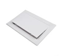 babominimer Panneau d'accès à charnière en plastique ABS avec porte amovible pour port d'inspection mural, 100 x 150 mm à 300 x 300 mm, tailles en blanc (150 x 225 mm)
