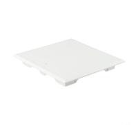babominimer Panneau d'accès à charnière en plastique ABS avec porte amovible pour port d'inspection mural, 100 x 150 mm à 300 x 300 mm, tailles en blanc (150 x 150 mm)