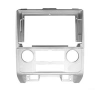 babominimer Panneau de navigation pour Escape 2009, plaque frontale en plastique ABS pour modification de navigation grand écran, cadre de montage dans la voiture (argent)