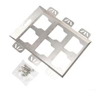 babominimer Panneau de rangement pour outils d'emballage en acier inoxydable, supporte jusqu'à 22,7 kg, compatible avec tous les systèmes de verrouillage, solution de rangement peu encombrante