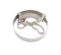 babominimer Pied à coulisse en métal avec jauge incurvée pour une taille précise des couvre-chefs, outil de mesure argenté durable de 42 à 70 cm, poignée ergonomique pour des lectures stables (42 à 52