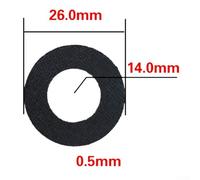babominimer Plaquettes de frein en fibre de carbone pour moulinet de pêche Daiwa Tatula et Revo Max, pièces de rechange résistantes à l'usure en plusieurs tailles (26 x 0,5 mm)