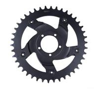 babominimer Plateau de pédalier 48T E et adaptateur Spider compatibles avec moteur à entraînement, compatible avec M615/M625/BBS03 48 V 1000 W électrique, alliage d'aluminium étroit et large