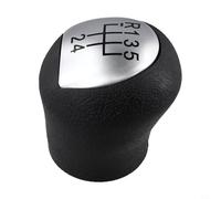 babominimer Pommeau de levier de vitesse ABS de rechange pour Clio II MK2 1990-2006, Kangoo Express 1997-2007, Twingo 1993-2007, 1993-2001, Megane 1996-2003, engrenage manuel (argent)