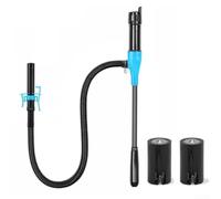 babominimer Pompe à batterie portable, pompe de transfert de liquide à piles, pompe à carburant portable, pompe à siphon électrique, pompe de transfert de carburant (bleu)