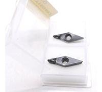 babominimer pour 2 inserts de tournage à pointe CBN VCMT1604 VCMT1103 PCD pour outils de coupe de tour CNC, résistance à l'usure, finition de précision des métaux non ferreux (VCGT160402 PCD)
