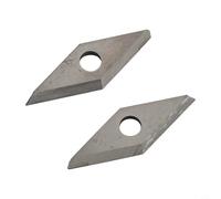 babominimer pour 2 inserts de tournage à pointe CBN VCMT1604 VCMT1103 PCD pour outils de coupe de tour CNC, résistance à l'usure, finition de précision des métaux non ferreux (VCMT160404 CBN)