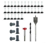 babominimer Pour kit de routage de câbles : 6 œillets et forets pour des installations soignées. (2)