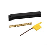 babominimer pour SCLCR1212H06 Porte-outil de tournage avec 10 inserts en carbure CCMT060204-HM VP15TF pour ensemble d'usinage CNC pour acier et fonte
