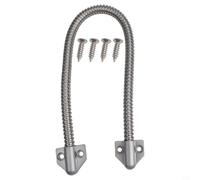 babominimer Protection de câble en acier inoxydable pour cadre de porte - Tube de 400 mm de diamètre intérieur de 6 mm - Manchon de filetage anti-pincement pour système de contrôle d'accès (301)