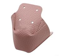 babominimer Protections d'orteils en cuir pour patins à roues alignées durables pour intérieur et extérieur, housses en cuir doux et à nettoyer, protège la glace (rose)