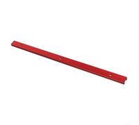 babominimer Rail de guidage en T en alliage d'aluminium pour le travail du bois - 300 à 600 mm - Accessoire de table pour défonceuse à bois et pince à action rapide, rouge, compatible avec Wor(400 mm)