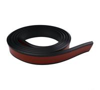 babominimer Rampe de seuil de porte de garage antidérapante en caoutchouc de 3 m pour fauteuil roulant, scooter, poussette, réducteur de mobilité inclinée douce, noir