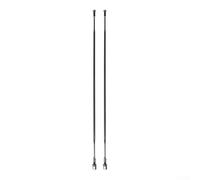 babominimer Rayons en fibre de carbone T800 14G avec téton, rayons légers à lames plates, design à tête droite durable compatible avec les roues de cyclisme de route et de montagne (L275 mm)