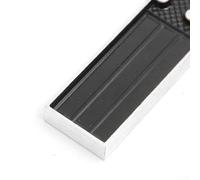 babominimer Règle d'angle en forme de L en acier inoxydable - Outil de mesure à 90 degrés pour le travail du bois et du cuir - Équerre de charpentier avec tailles de 250 mm et 350 mm (35 cm)