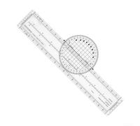 babominimer Règle de pilote, règle à glissière aviation traceur aviation, règle coulissante pour traceur d'aviation de départ de destination, lunette azimutale rotative Vfr Règle de navigation Ifr (B)